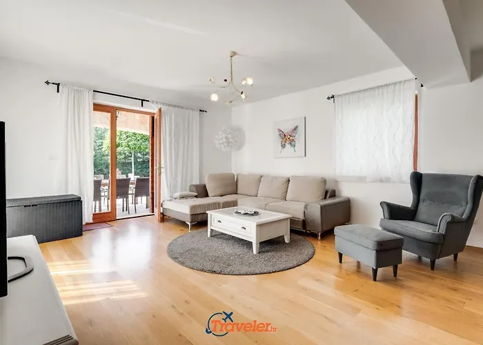 Romantic With A Large Pool And Garden In A Quiet Area - By Traveler Tourist Agency Krk Id 2158 * Vrh (Krk)